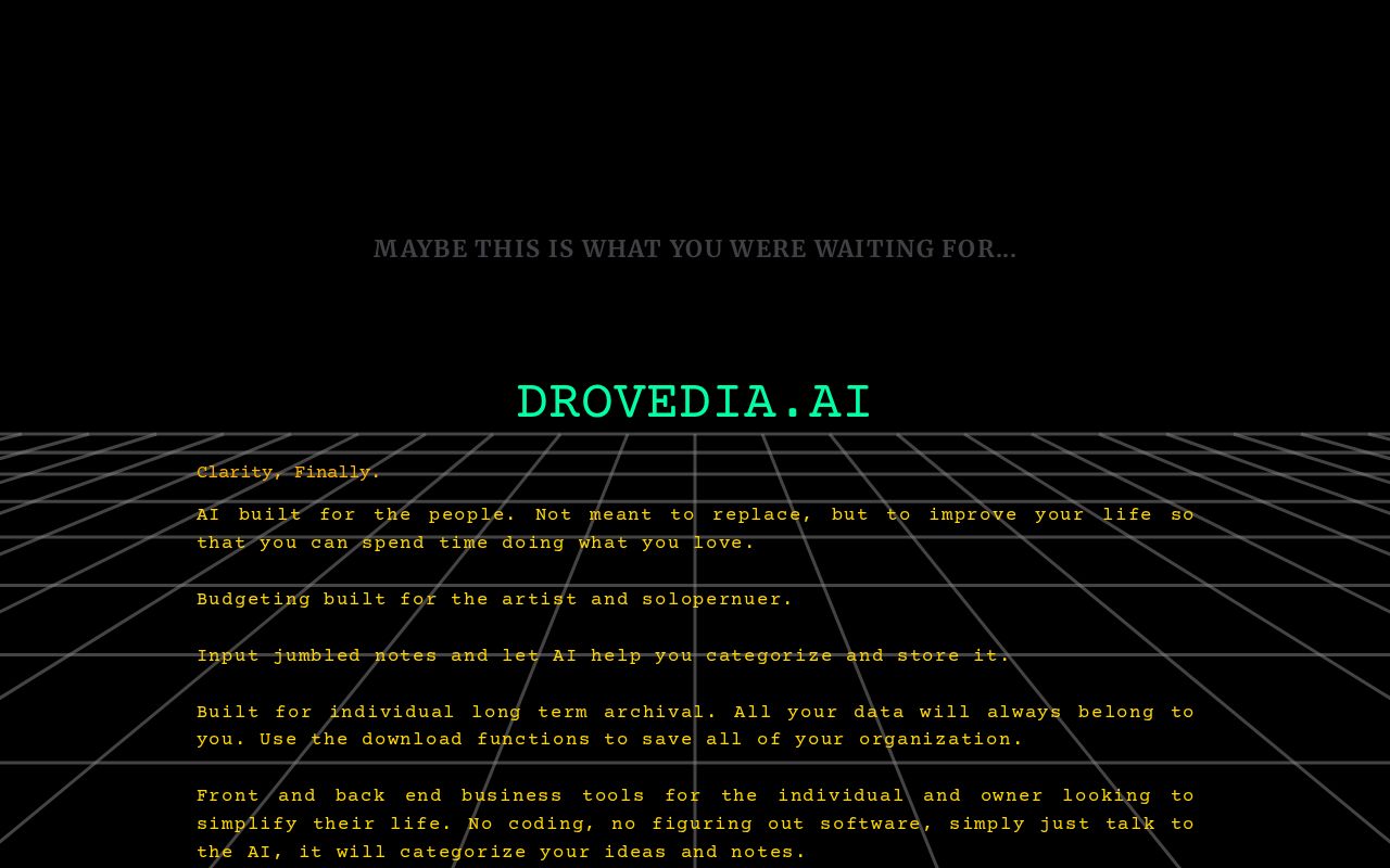 Drovedia, Maybe this is what you were looking for...